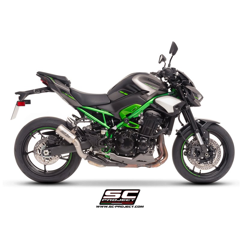 SC-Project Exhaust CR-T Mesh | Silver | Kawasaki Z900