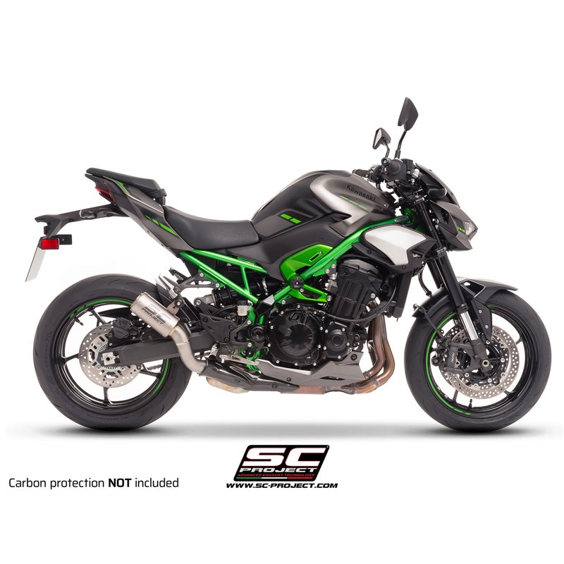 SC-Project Exhaust CR-T | Silver | Kawasaki Z900