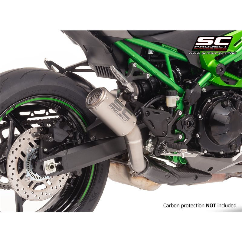 SC-Project Exhaust CR-T | Silver | Kawasaki Z900