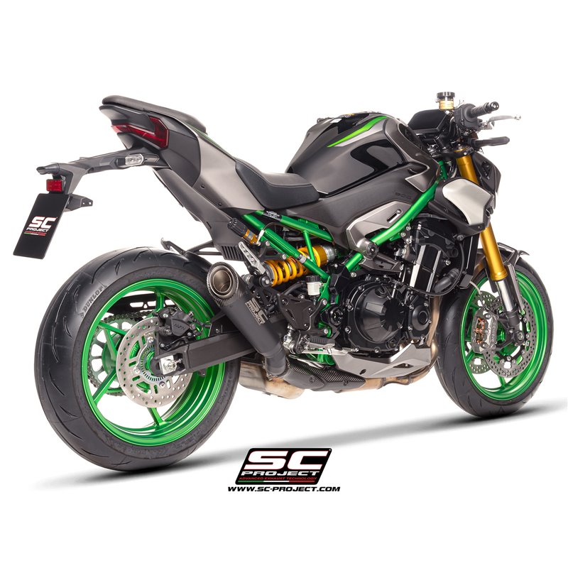 SC-Project Exhaust S1 | Black | Kawasaki Z900