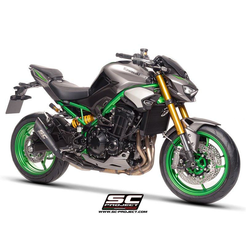 SC-Project Exhaust S1 | Black | Kawasaki Z900