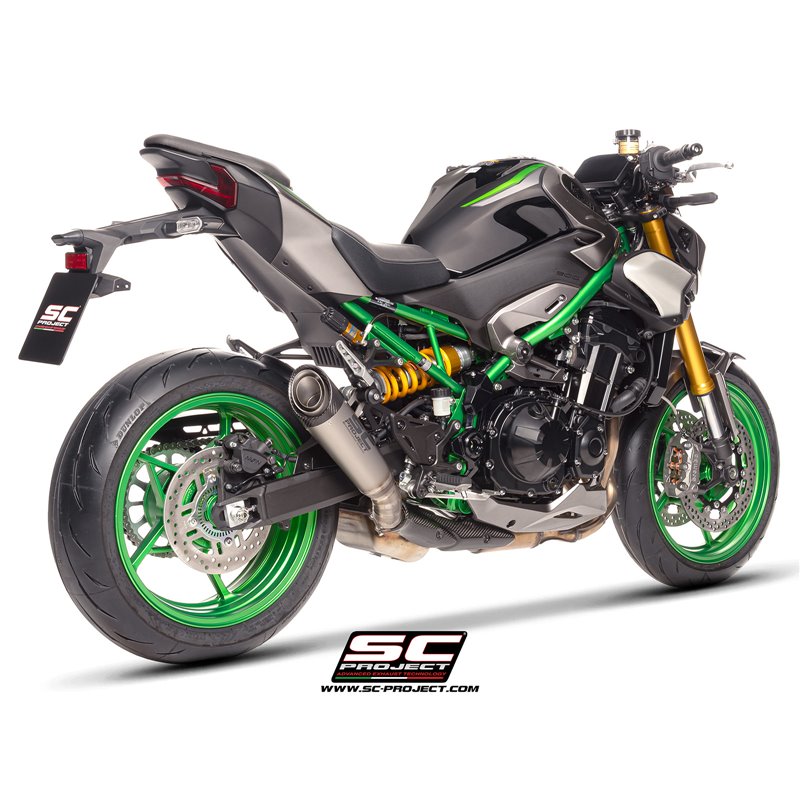 SC-Project Exhaust S1 | Silver | Kawasaki Z900