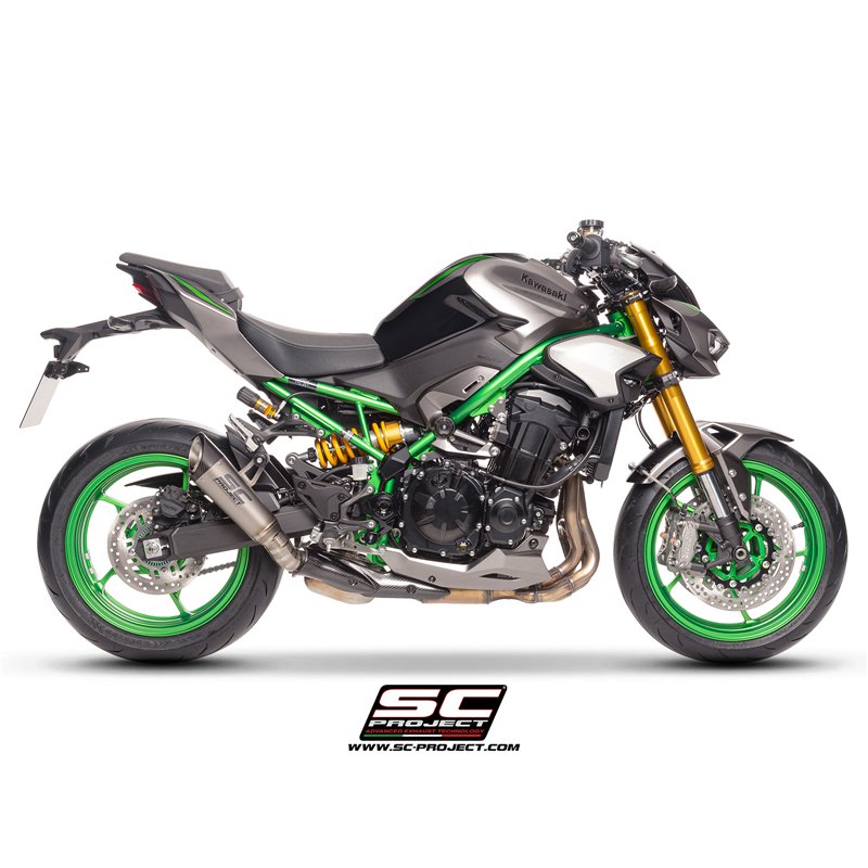 SC-Project Exhaust S1 | Silver | Kawasaki Z900