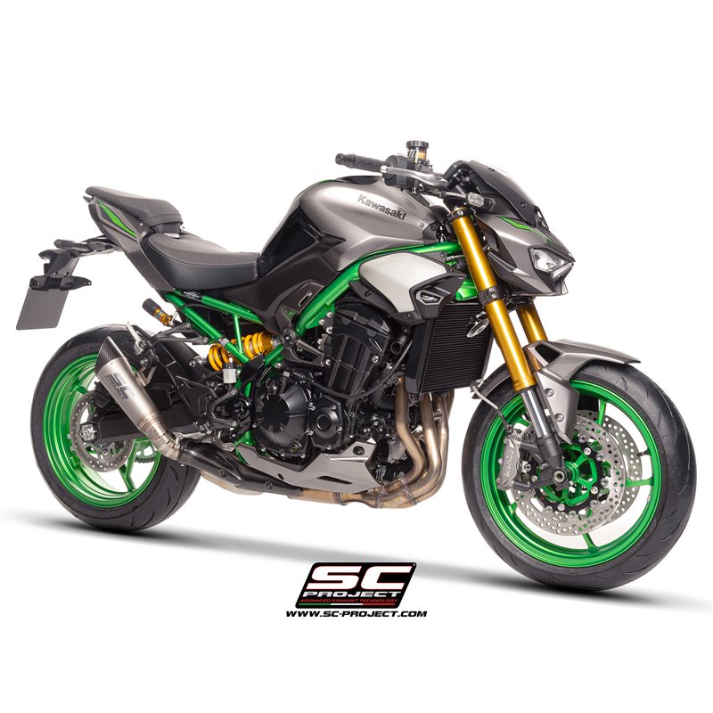 SC-Project Exhaust S1 | Silver | Kawasaki Z900