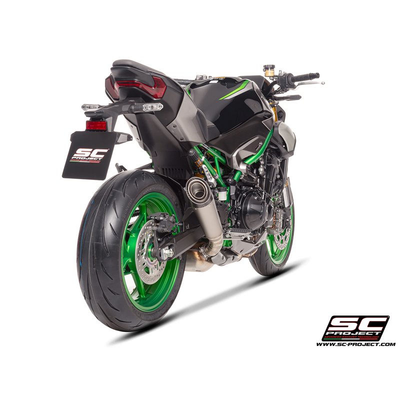 SC-Project Exhaust S1 | Silver | Kawasaki Z900