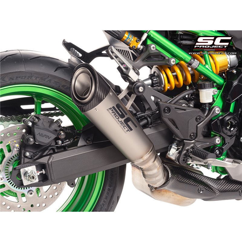 SC-Project Exhaust S1 | Silver | Kawasaki Z900