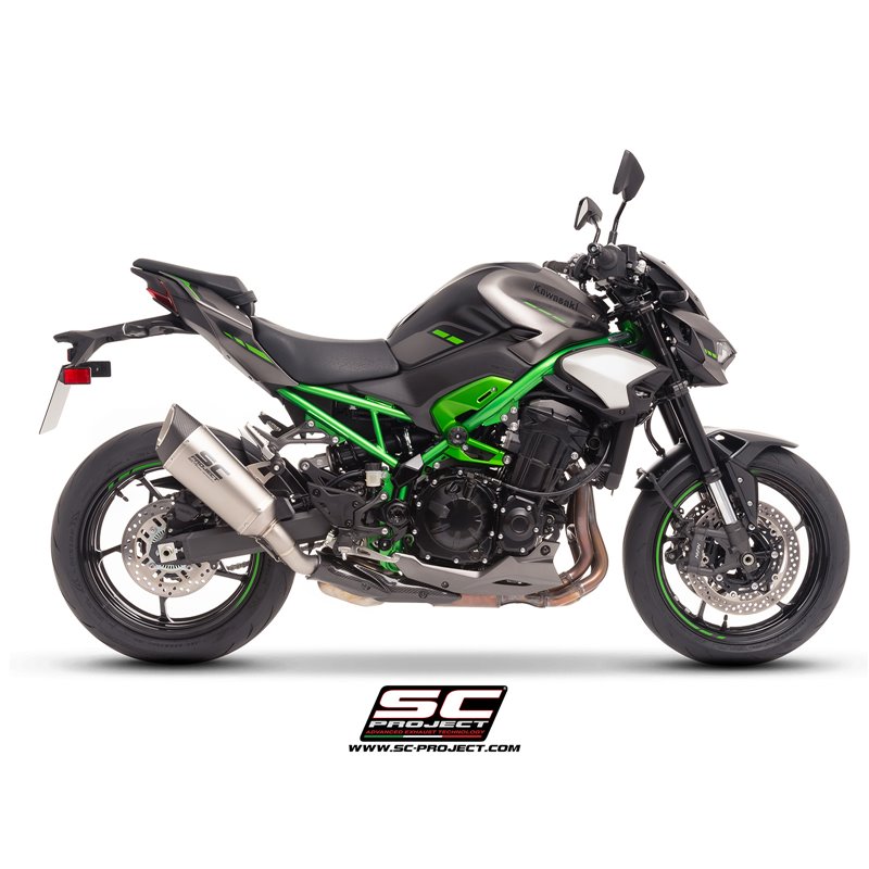SC-Project Uitlaat SC1-R | Zilver | Kawasaki Z900