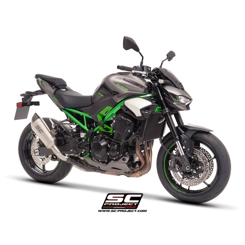 SC-Project Exhaust SC1-R | Silver | Kawasaki Z900