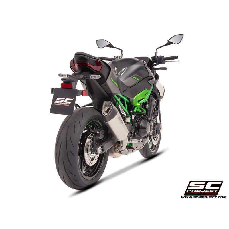 SC-Project Exhaust SC1-R | Silver | Kawasaki Z900