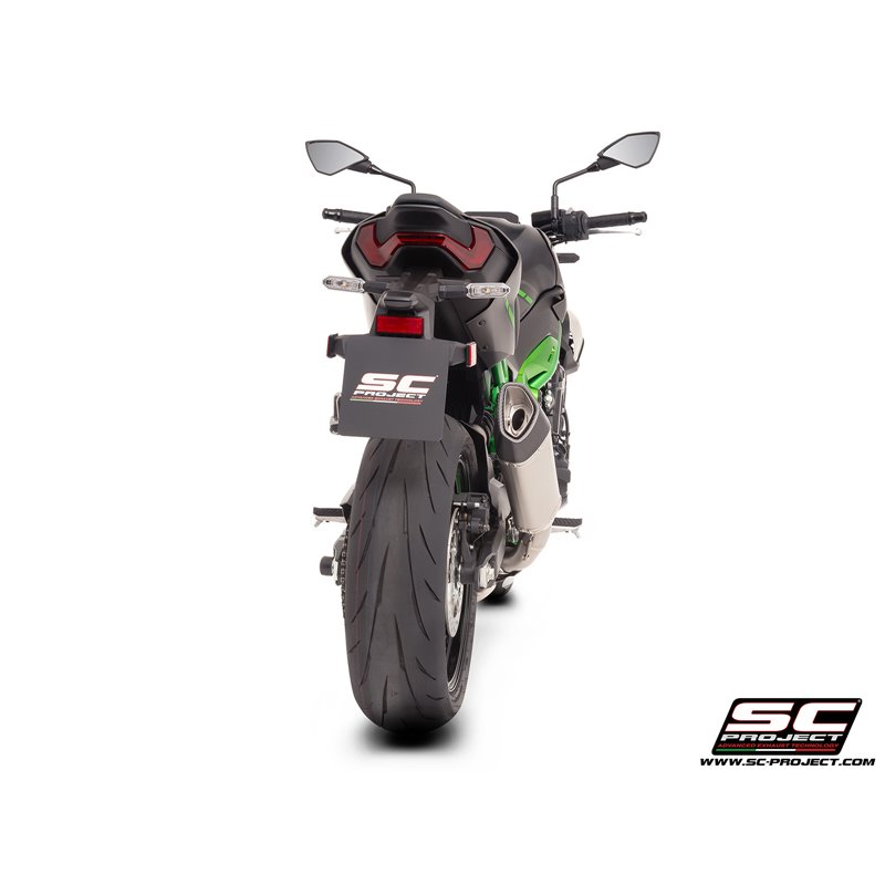 SC-Project Exhaust SC1-R | Silver | Kawasaki Z900