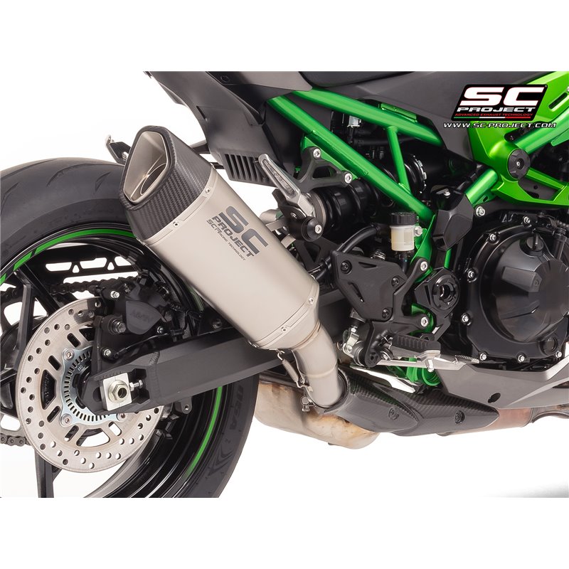 SC-Project Uitlaat SC1-R | Zilver | Kawasaki Z900