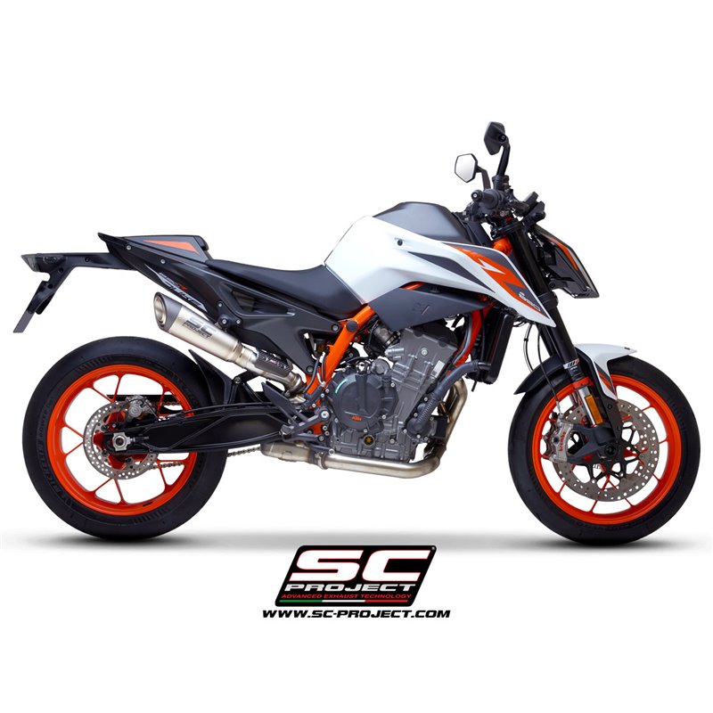SC-Project Exhaust S1 | Silver | KTM 890 Duke