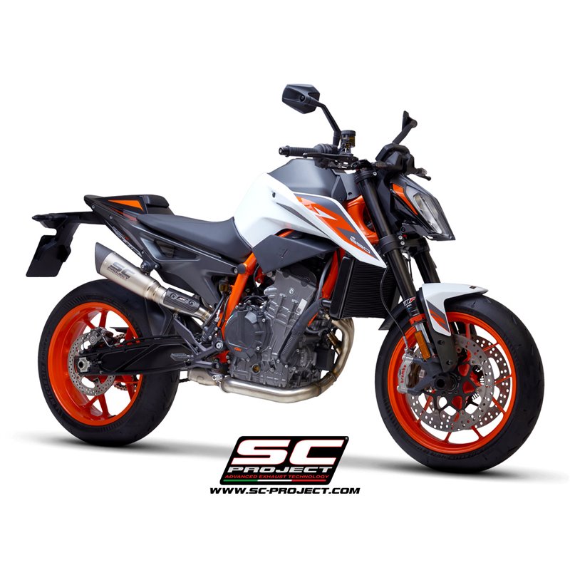 SC-Project Exhaust S1 | Silver | KTM 890 Duke
