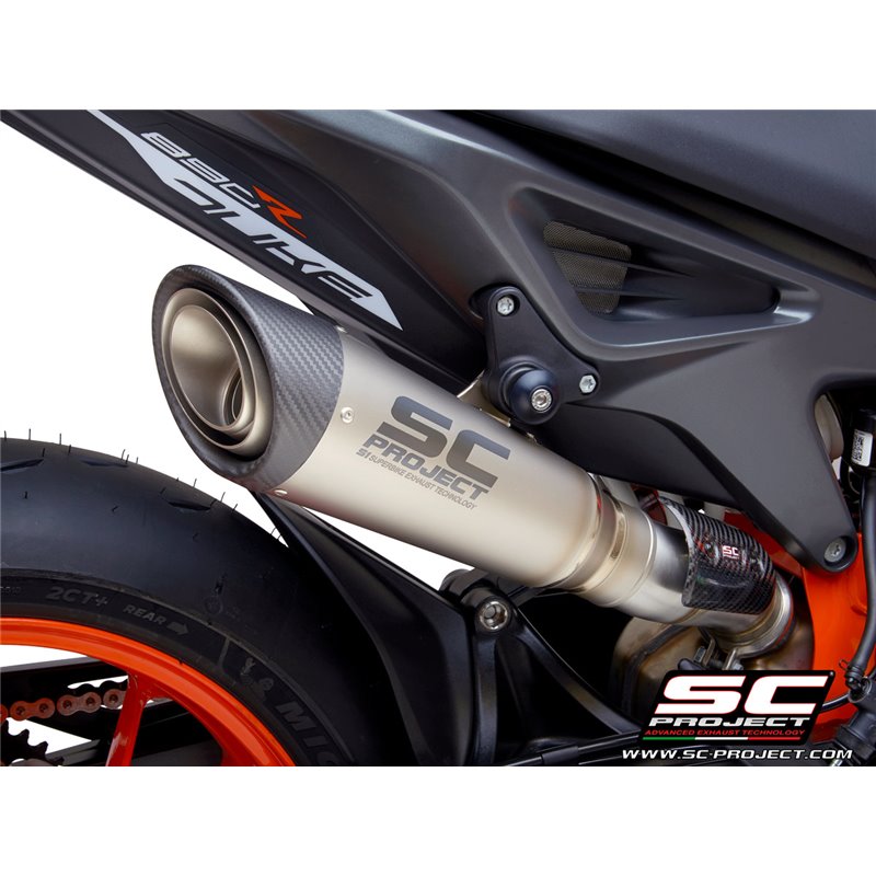 SC-Project Exhaust S1 | Silver | KTM 890 Duke