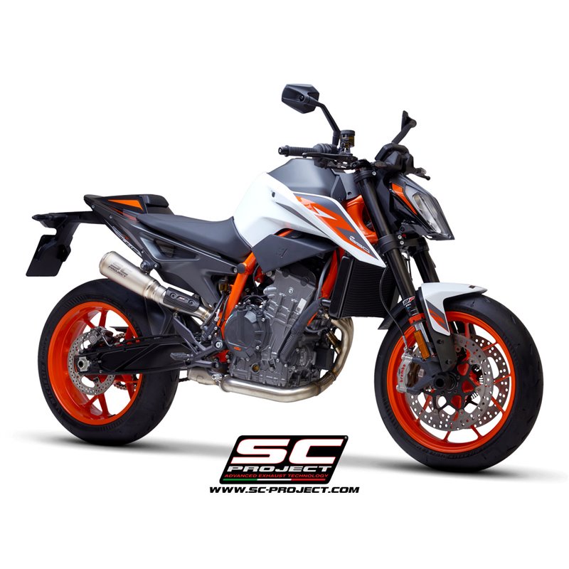 SC-Project Exhaust S1-GP | Silver | KTM 890 Duke