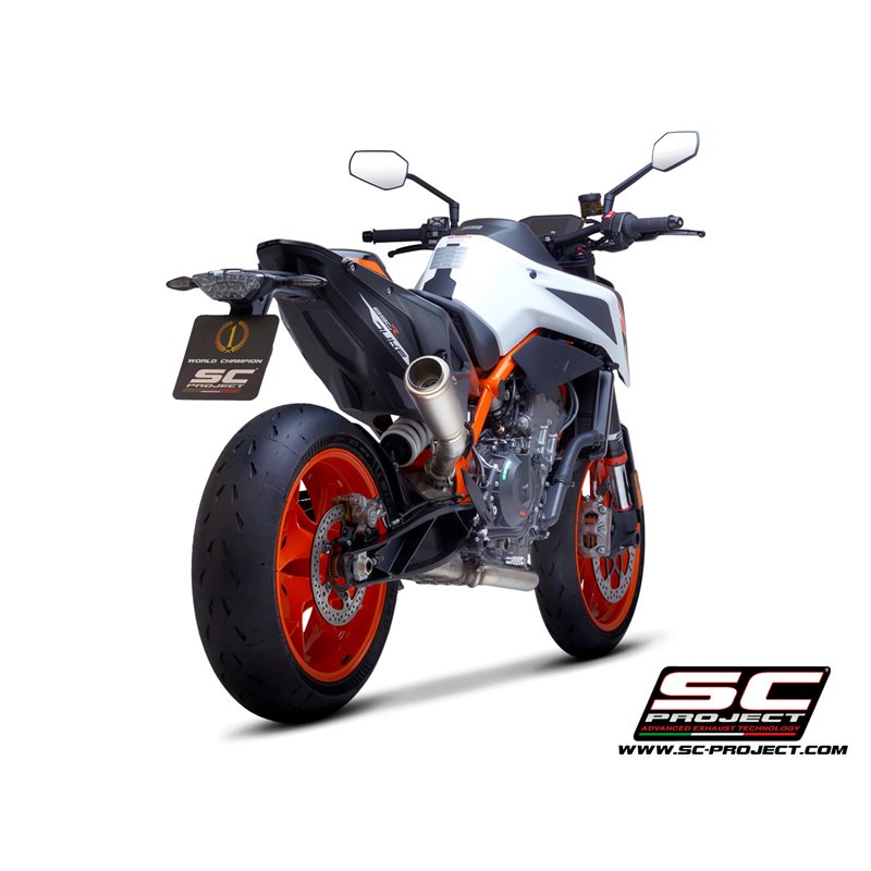 SC-Project Exhaust S1-GP | Silver | KTM 890 Duke