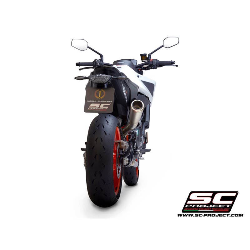 SC-Project Exhaust S1-GP | Silver | KTM 890 Duke