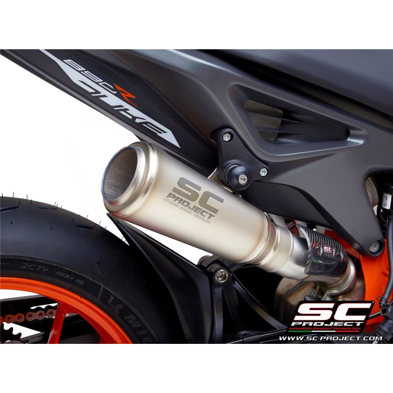 SC-Project Exhaust S1-GP | Silver | KTM 890 Duke