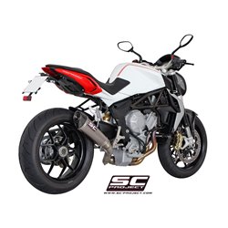 SC-Project Exhaust Conical | Silver | MV Agusta 675 Brutale