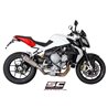 SC-Project Uitlaat Conical | Zilver | MV Agusta 675 Brutale