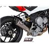 SC-Project Uitlaat Conical | Zilver | MV Agusta 675 Brutale