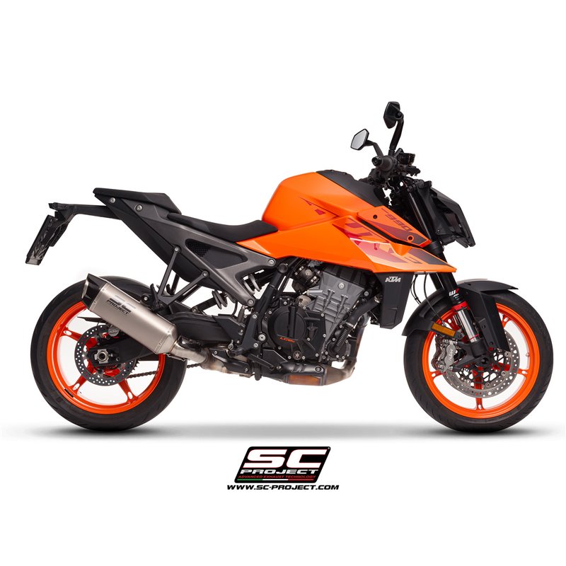 SC-Project Exhaust SC1-X | Silver | KTM 990 Duke