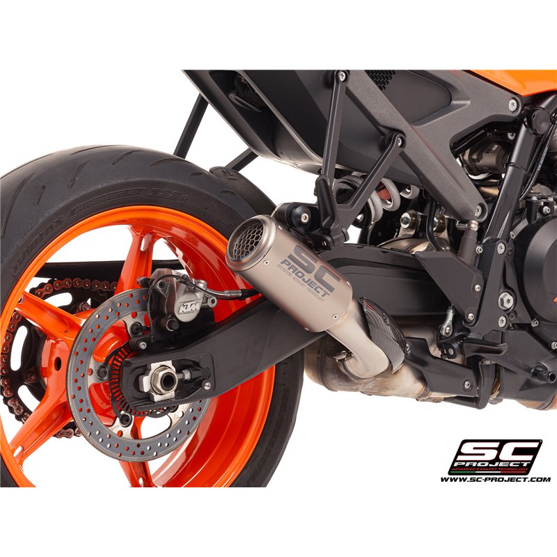 SC-Project Exhaust CR-T Mesh | Silver | KTM 990 Duke