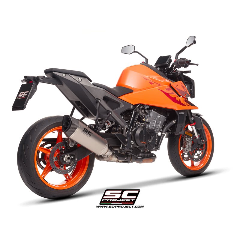 SC-Project Exhaust SC1-R | Silver | KTM 990 Duke