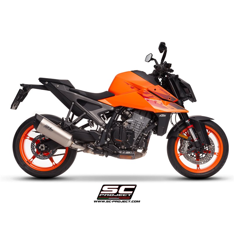 SC-Project Uitlaat SC1-R | Zilver | KTM 990 Duke
