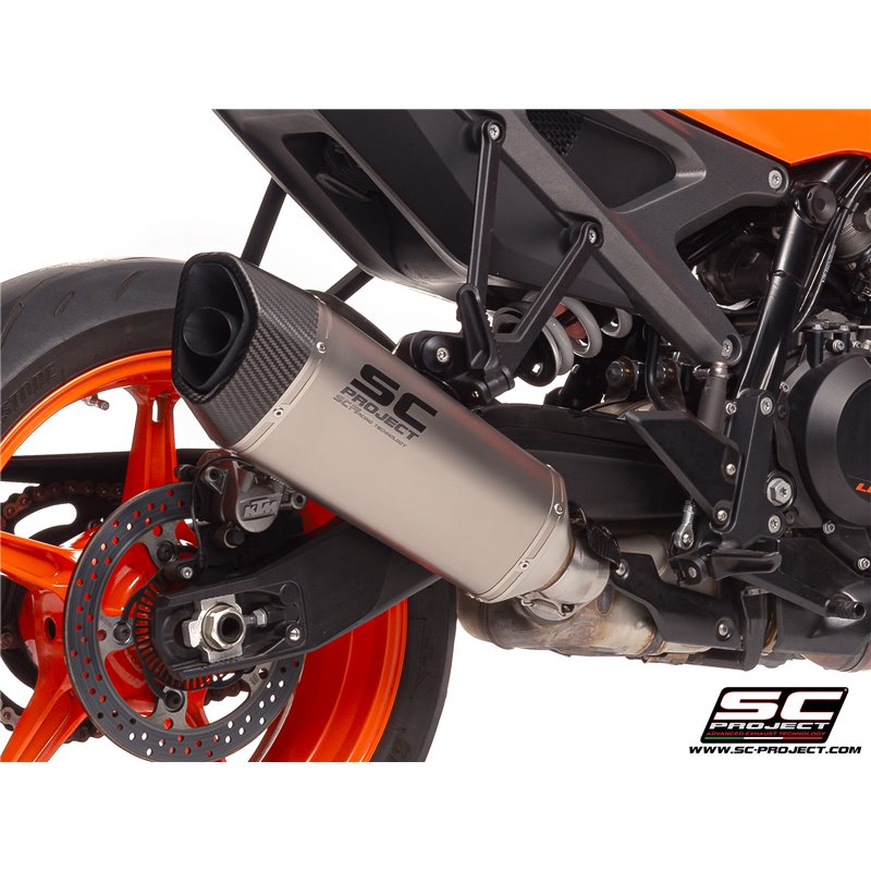 SC-Project Uitlaat SC1-R | Zilver | KTM 990 Duke