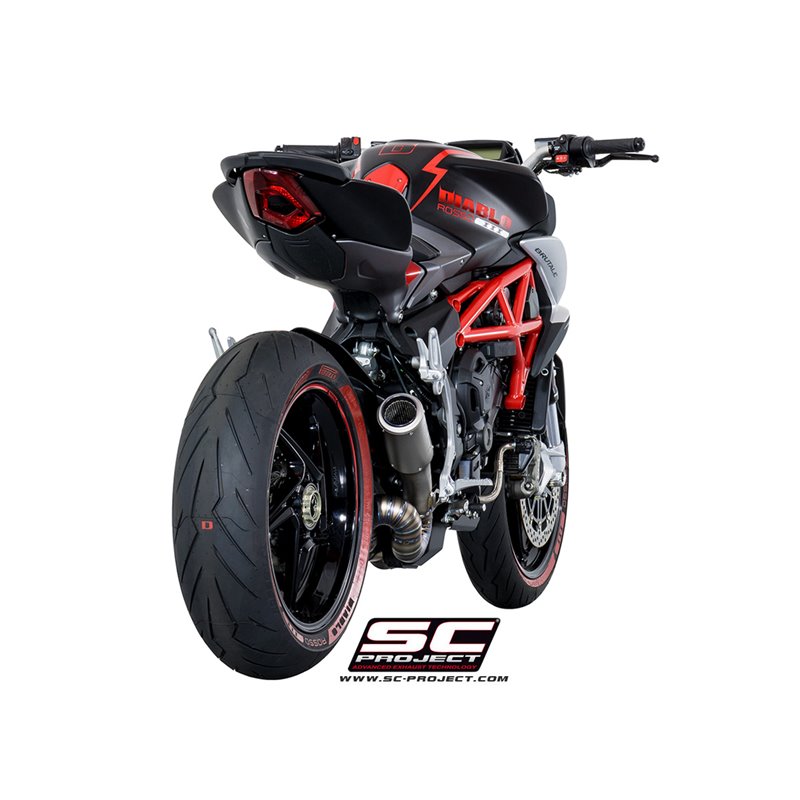 SC-Project Exhaust CR-T | Silver | MV Agusta Brutale 675/800