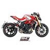 SC-Project Uitlaat CR-T | Zilver | MV Agusta 800 Dragster