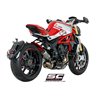 SC-Project Uitlaat CR-T | Zilver | MV Agusta 800 Dragster