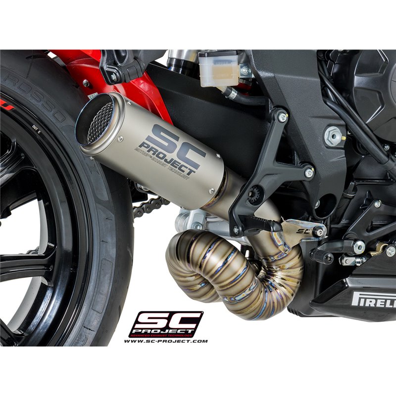 SC-Project Uitlaat CR-T | Zilver | MV Agusta 800 Dragster
