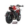 SC-Project Uitlaat S1 | Zilver | MV Agusta 800 Dragster