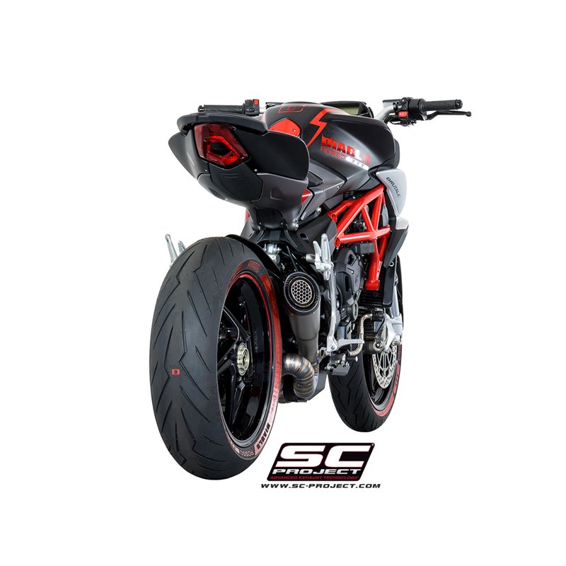 SC-Project Exhaust S1 | Silver | MV Agusta 800 Rivale