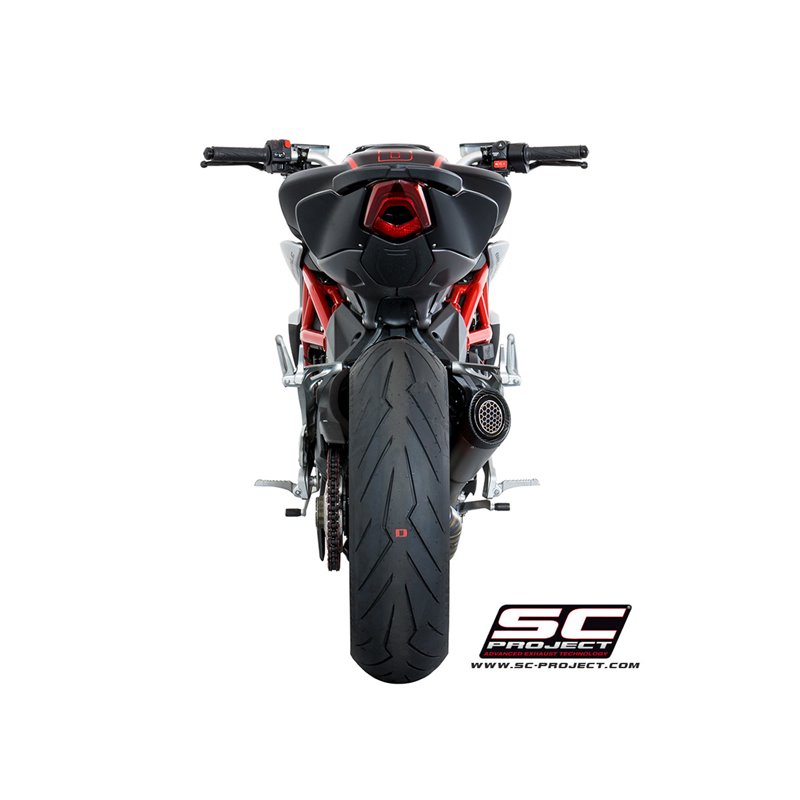 SC-Project Exhaust S1 | Silver | MV Agusta 800 Rivale