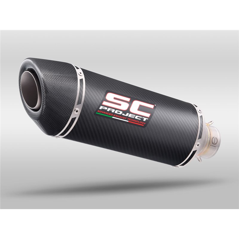SC-Project Exhaust Oval | Carbon | Moto Guzzi V85 TT