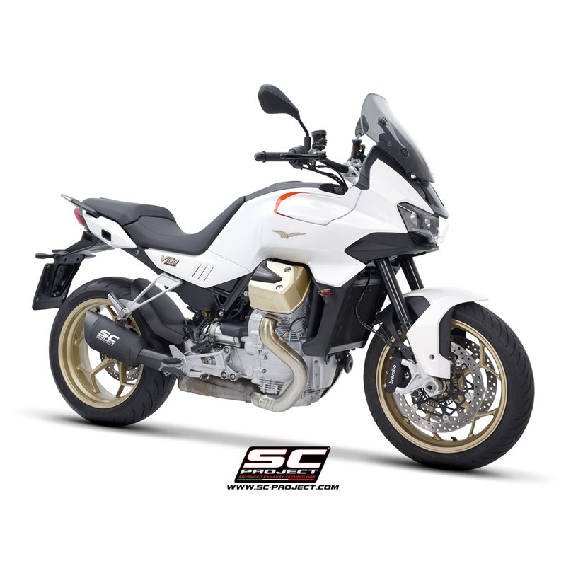 SC-Project Exhaust SC1-R | Black | Moto Guzzi 1000 V100 Mandello