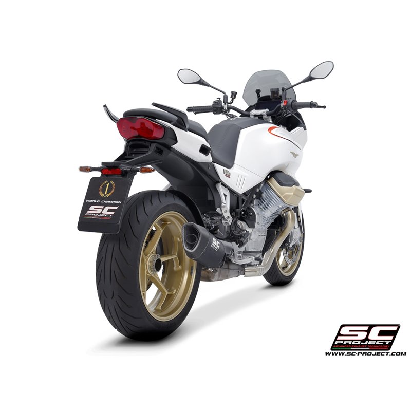 SC-Project Exhaust SC1-R | Black | Moto Guzzi 1000 V100 Mandello