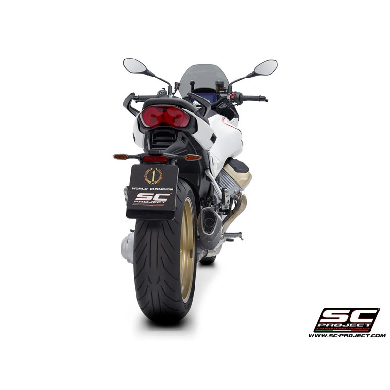 SC-Project Exhaust SC1-R | Black | Moto Guzzi 1000 V100 Mandello