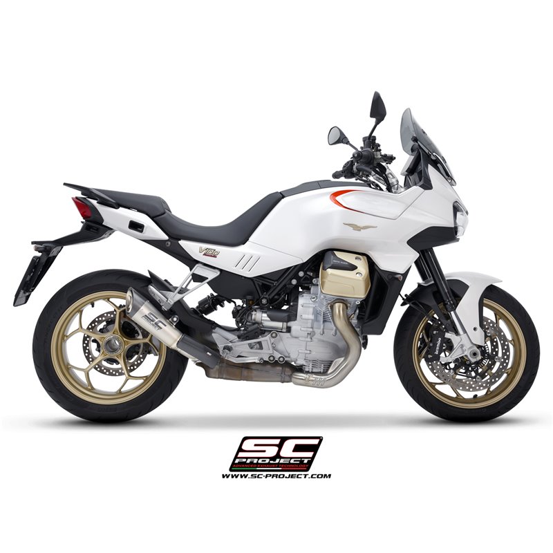 SC-Project Exhaust S1 | Silver | Moto Guzzi 1000 V100 Mandello