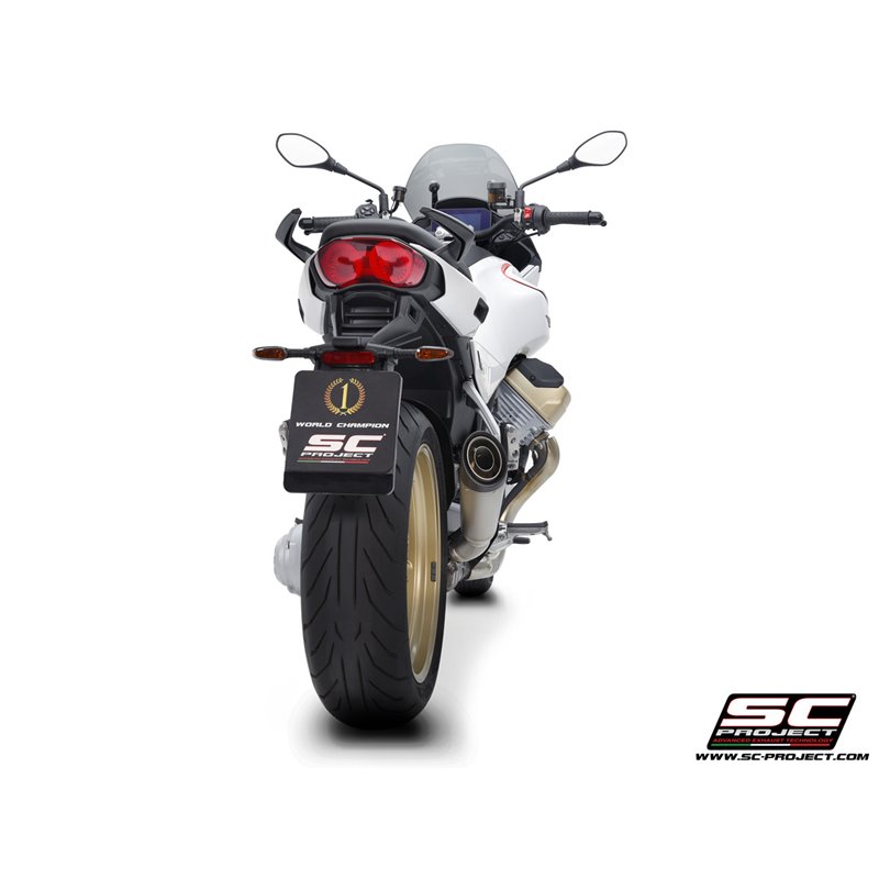 SC-Project Exhaust S1 | Silver | Moto Guzzi 1000 V100 Mandello