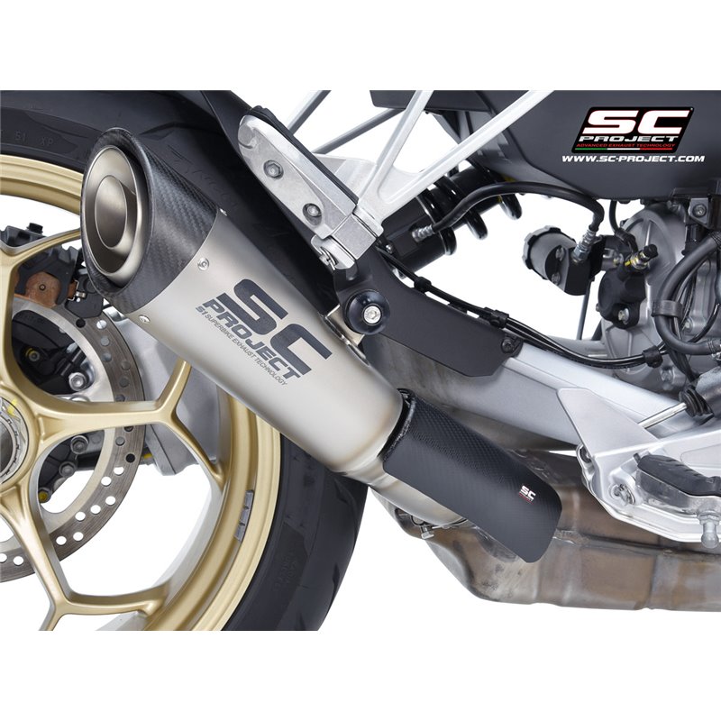 SC-Project Exhaust S1 | Silver | Moto Guzzi 1000 V100 Mandello
