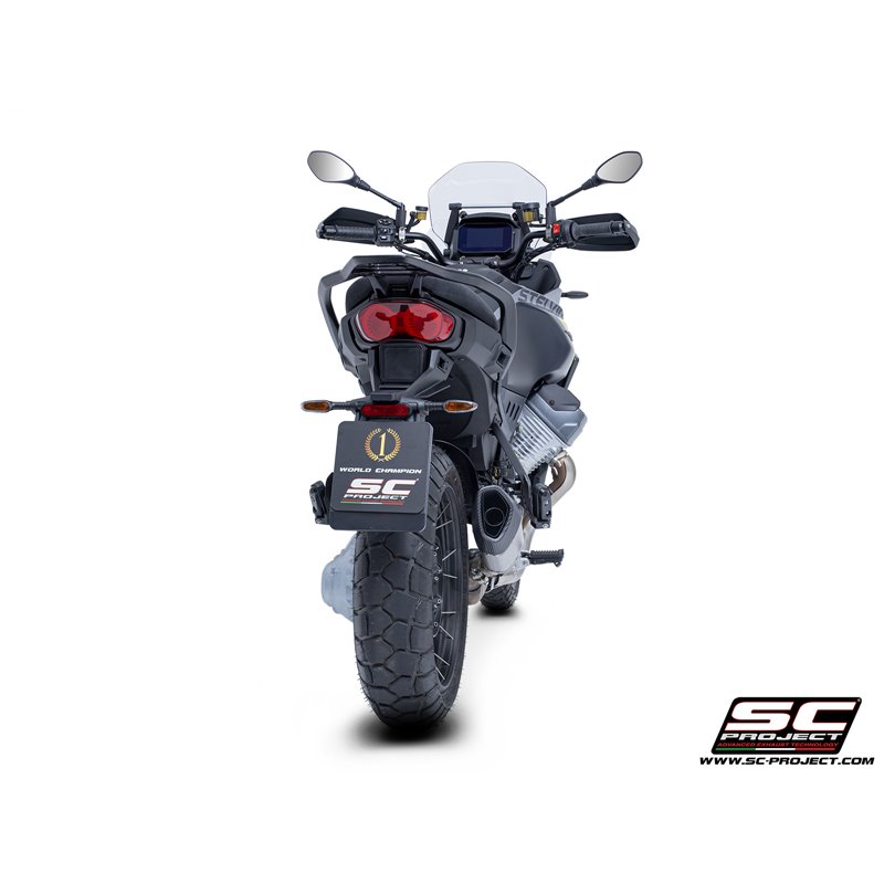 SC-Project Exhaust SC1-R | Silver | Moto Guzzi 1000 Stelvio