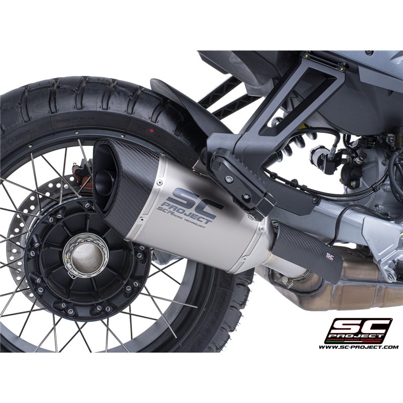 SC-Project Exhaust SC1-R | Silver | Moto Guzzi 1000 Stelvio