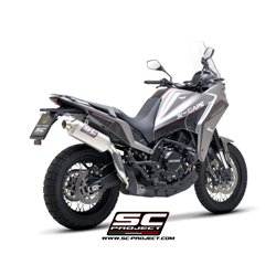 SC-Project Exhaust Rally Raid | Silver | Moto Morini X-Cape