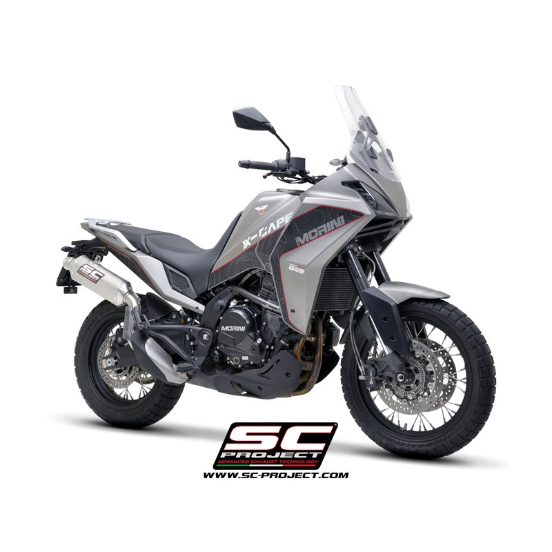 SC-Project Exhaust Rally Raid | Silver | Moto Morini X-Cape