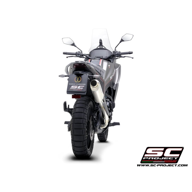 SC-Project Exhaust Rally Raid | Silver | Moto Morini X-Cape