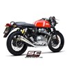 SC-Project Exhausts Conical 70s | Silver | Royal Enfield 650 Interceptor
